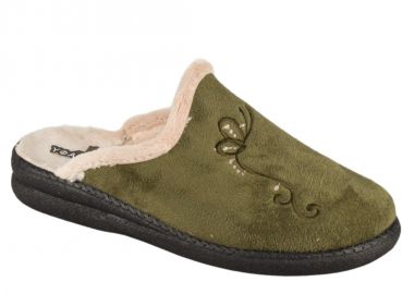 Παντόφλες γυναικείες | Υφασμάτινες | Υφαντίδης | 222624 | Χακί - Υφαντίδης - 